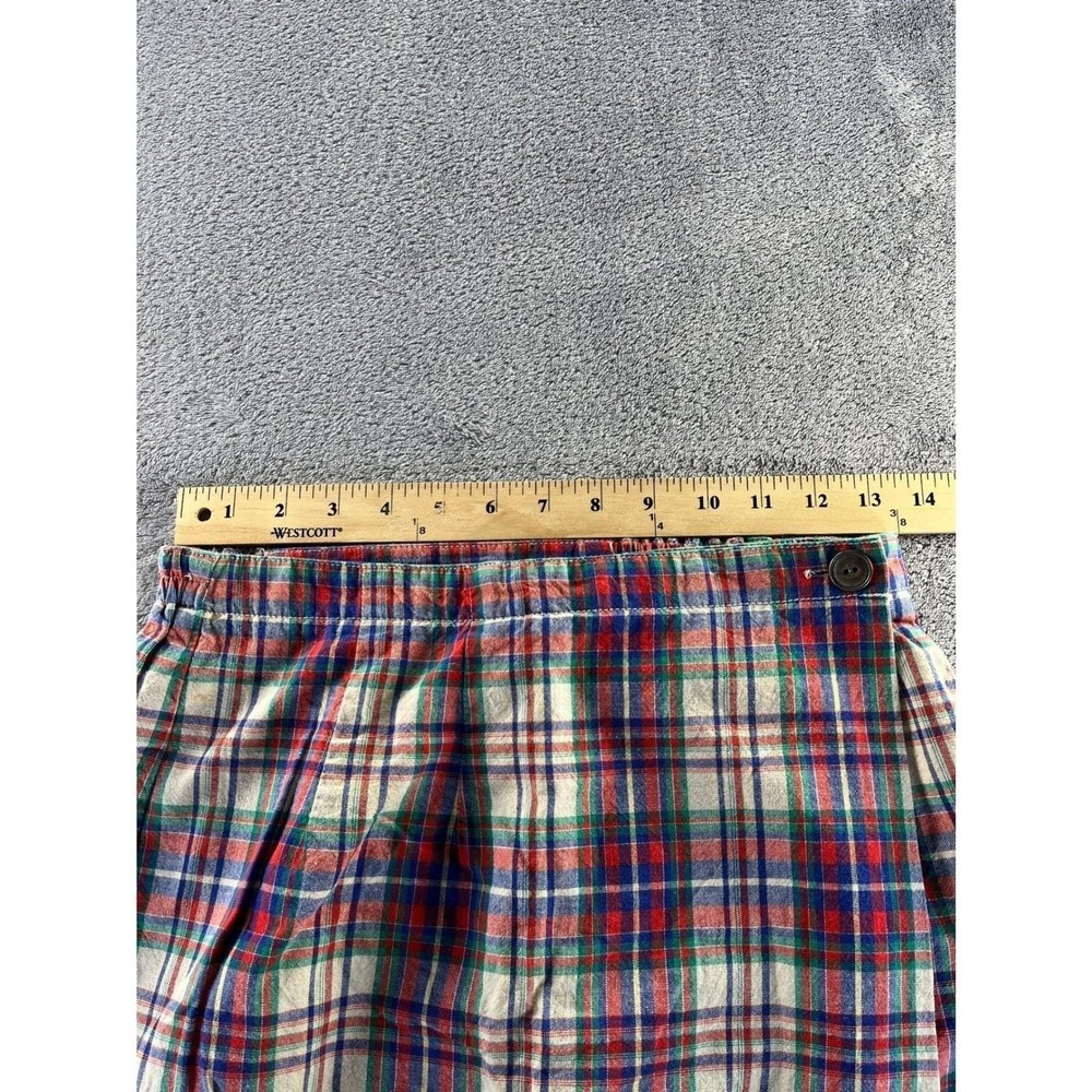 Vintage 80s Susan Bristol Plaid Maxi Skirt 10 Multi Color Wrap Grandma Modest - Picture 7 of 10